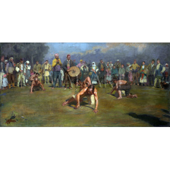 РЕПРОДУКЦИИ НА КАРТИНИ Мазни борби (1922)